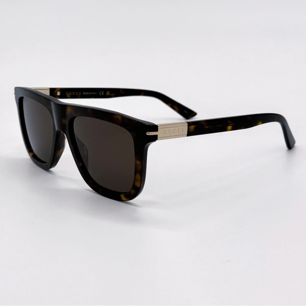 NEW GUCCI GG1502S 002 HAVANA BROWN UNISEX SQUARE SUNGLASSES GUCCI